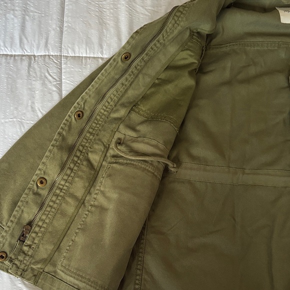 Madewell Olive Green Utility Jacket - Picture 4 of 8